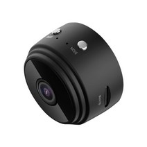가정용 CCTV 베이비캠 홈카메라 스마트폰 미니 무선 감시 스마트 보안 보호 보안, 검은색