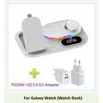 Z플립4 케이스 호환 4 in 1 고속 무선 충전기 스탠드 30w for samsung galaxy s22 ultra s21 z flip 3 watch 4 classic 1