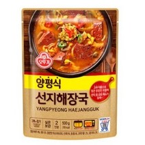 오뚜기 양평식 선지해장국 500g, 10개