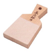 일본산 상어가죽 와사비 크레이터 강판 가정 전문 식당용, 중 (길이 11cm)
