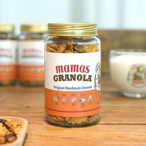 [마마스그래놀라 250g] 마마스그래놀라 카라멜 250g 무설탕 통귀리 뮤즐리 다이어트 간편식 저당 비건 수제그래놀라