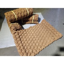 [1m제작][고정핀제공]야자매트 빠른배송 [폭0.6/0.8/1/1.2/1.5/2m] [With보도블럭] 매트 야자 보수 긴급보수 인테리어
