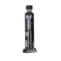 기계공 10cc 6 색 UV 경화 솔더 마스크 잉크 용접 오일 BGA PCB 페인트 부식성 아킹 방지 솔더링 페이스트 플럭스, [01] 35g, [01] Black