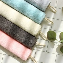 아트박스/어메니티타올 40수 코마사 무형광 주방타올 고리수건 70g 5장 세트, 화이트 5장