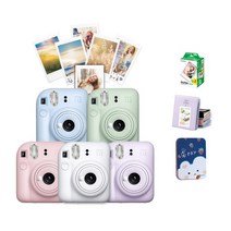 인스탁스 미니12 카메라+필름20장+선물SET, 클레이 화이트+선물SET+필름20매, 1개