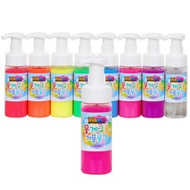 [키즈맘아트] 뭉게구름 거품물감 150ml 낱색, 형광 주황