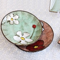 소담 원형 접시 세트, 혼합 색상