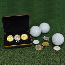 고급선물용 맞춤볼마커세트, 6.순금가죽사각네임택2개세트, 주문제작