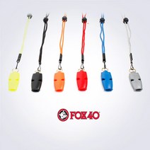 FOX40 MICRO (줄포함) 110dB, 1) 네온