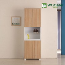 [우아미가구] 코모노 높은 신발장600, 화이트