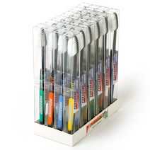 퓨로던트 고급형 미세모 칫솔 블랙 24개 독일칫솔 퓨로덴트 칫솔, 24개1세트, 1개