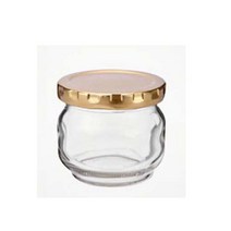 선택3)쨈병유리밀폐Low 120g(100ml)-골드, 1개