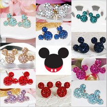 시크릿엠 국산 티타늄 마우스 귀걸이 알러지없는 귀걸이 학생귀걸이