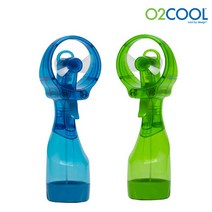 O2COOL 미스트 선풍기 FML0001, 블루