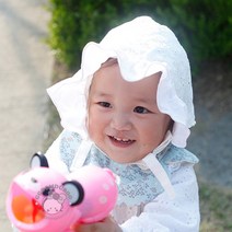 꿈꾸는두부 보넷_뽀송백베이비 레이스