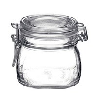 보르미올리 피도병 화이트 유리밀폐병 유리병 저장병, 0.5L, 1개