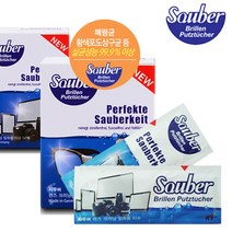 자우버 안경 렌즈 휴대폰 일회용 크리너., 3팩, 150매