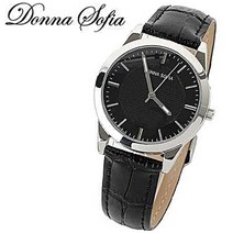 DONNA SOFIA 게르마늄 건강 기능성 시계, DN-6408 올블랙