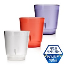 나비드 국산 PC물컵 CR시리즈 (180ml), 빨강
