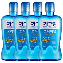 가그린 오리지널 구강청결제, 750ml, 4개