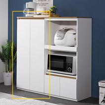 가온리빙 다이닝 1200수납장, 화이트