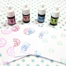 두루디자인 [만년스탬프 리필잉크 5ml] 주문제작 스탬프, 검정