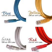 애니포트 고급형 랜선 UTP 30M CAT5.E, 옐로우