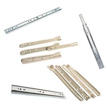 철부자 서랍레일 백색레일 2단레일 3단레일 광폭레일, 백색레일(쓰리상) 450mm (4개 1조)