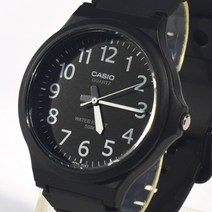 카시오 MW-240-1B 우레탄 밴드 남녀 공용 수능시계 수험생 선물