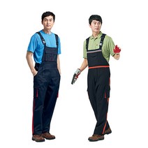 경신 멜빵 정비복 스즈끼 우주복 단체작업복 곤색