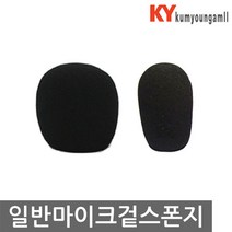 금영미디어 다이나믹마이크 슬립마이크 겉스폰지 윈드스크린 팝필터, 선택2 작은사이즈