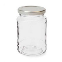 글라스락 유리병/잼병 High 500g(400ml) 유리용기, 400ml, 잼병High 500g(400ml)-실버 1개