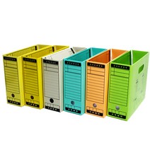 희망화일 문서보관상자 화일박스 문서보관함 A4 320x250x100mm 노랑외, 노랑색(S401022)