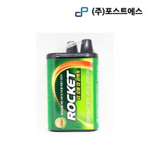 로케트 렌턴용 건전지6v+4EA 건전지, 1개, 4개입