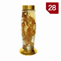 용천자연유리 담금주병 수동 28호, 12개, 1개