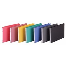 문화산업 A5 수입지 / PP 펀치리스화일, 수입지적색, 1개