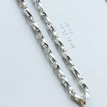 더빛주얼리 트위스트 목걸이 실버목걸이