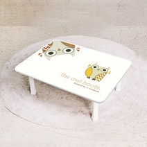 리빙코디 고급 하이그로시 부엉이 다용도테이블 사이즈선택 밥상/공부상/티테이블, 리빙코디 세이프티 부엉이, 720x480(중)