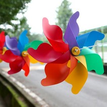 캠핑 바람개비 바람개비가랜드 정원 만국기 32cm, 단품