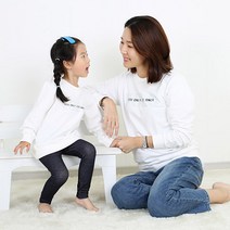 코코바닐라 맨투맨 YOLO 가족티 패밀리룩