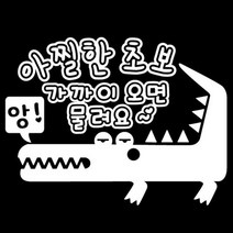 센스만점 자동차스티커 모음 (주유구 스티커 포함), 026_아찔한 초보(화이트), 1개