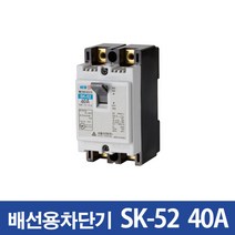 서울산전 산업용 배선차단기 SK-52 40A, 1개, 1개