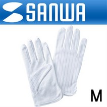 TK-SE12M SANWA 정전기/미끄럼 방지 장갑(M), 본상품선택
