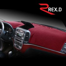 렉스디 논슬립 대쉬보드커버, 쉐보레-스파크[네비상단매립]-블랙, 1개