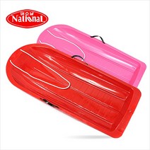 내쇼날 눈썰매 1인용 NSB999 유아 아기 어린이 초등학생 성인 플라스틱 겨울, NSB999_레드