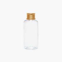 DT60 알루미늄캡 60ml, 투명용기 골드캡