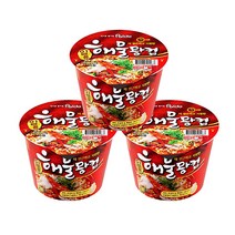 팔도 일품 해물라면 왕컵, 3개