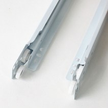 [이누데코]서랍레일백색 길이350mm/400mm(좌2개+우2개=4개 1세트), 350mm
