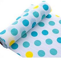 라로사 씽크대 선반 매트 시트 서랍 수납장 바닥 깔개 시트지 크린시트, 02-블루도트, 1