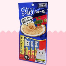 이나바 고양이 챠오츄르 간식, 참치+조갯살, 1팩